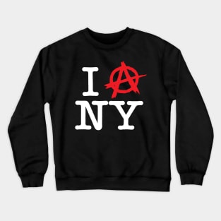 New York City Anarchist Jurisdiction (Antifa Uniform edition) Crewneck Sweatshirt